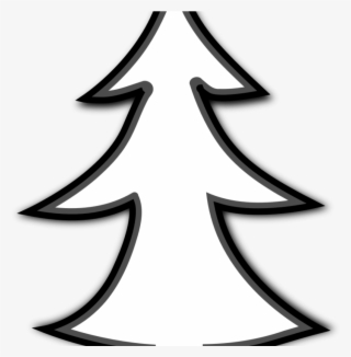 Tree Clipart Outline Clip Art Tree Outline Clipart - Transparent Christmas Tree Outline Png