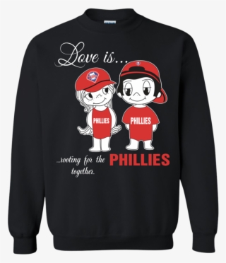 Love Is Rooting For The Philadelphia Phillies Baseball - Ugly Sweater Ghostface Killah