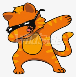 Orange Cat Dabbing