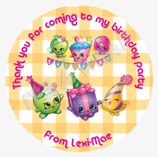 Shopkins Sweet Cone Stickers - Cartoon