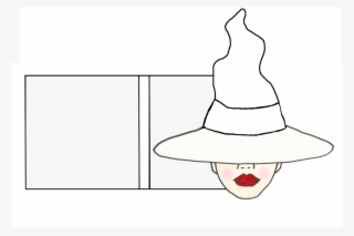 Witch Hat Template 242218 - Cartoon