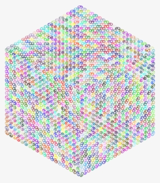 Isometric Peace Cube Prismatic No Bg - Art
