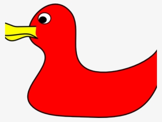 Red Duck Cliparts - Red Duck Png