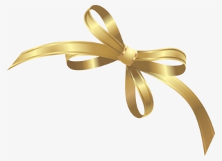 Golden Clipart Gold Embellishment - Gift Ribbon Gold Vector