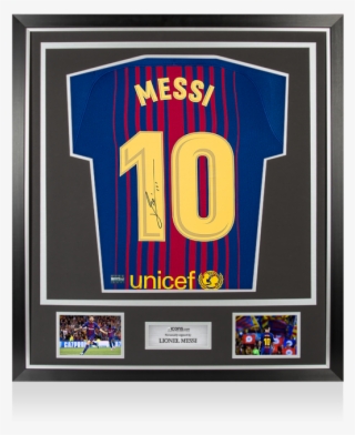 Zoom - Messi Signed Shirt Frame