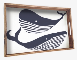 whales tray by rustic marlin home décor - picture frame