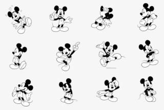 Free Png Download Vector Mickey Mouse Hands Png Images - Mickey Mouse Drawing Vector
