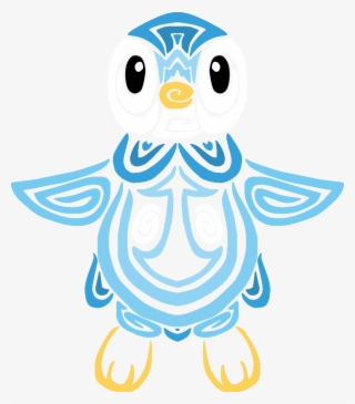 Tribalish Piplup By Vaguelygenius - Cartoon