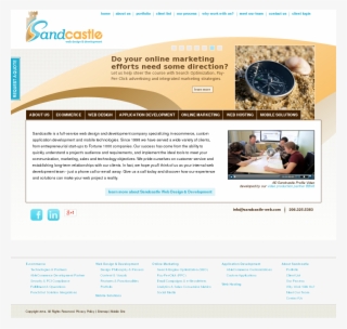sandcastle web competitors, revenue and employees - web page
