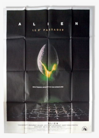 Original Movie Poster "alien The 8th Passenger" Ridley - Shower Door