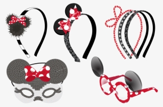 A Selection Of Minnie Mouse Accessories That I Designed