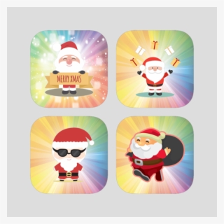 Santa Claus Sticker Packs For Christmas On The App - Santa Claus