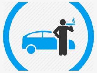 Blue Car Clipart Smoke Clipart - Blue Taxi Driver Vector