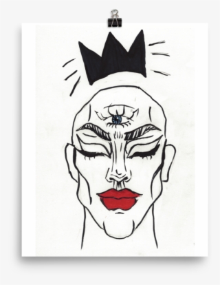 ” Love Me With A Crown” Poster Charlie Jack Art - Art