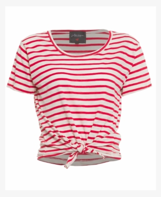 Paris Stripes Top Red White - Shirt