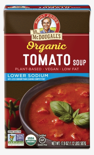 Organic Chunky Tomato Gluten Free Lower Sodium Soup - Organic Certification