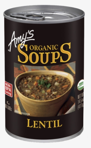 Amy's Organic Lentil Soup, - Amy's Soup