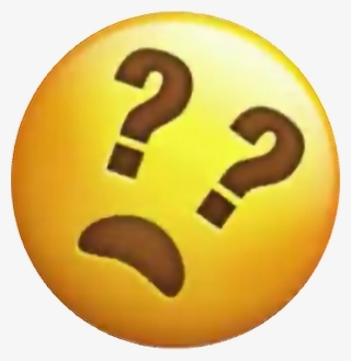 Face With Question Mark Eyes Emojifreetoedit - Question Mark With Eyes