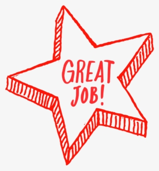 Good Job Sticker Transparent - Great Job Stars Clip Art Png