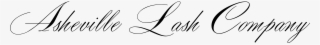 Asheville Eyelash Extensions Logo - Calligraphy