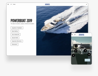 Interactive Brochure Example Volvopenta - Luxury Yacht