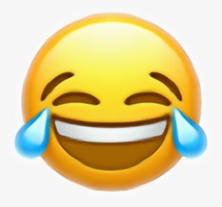 Laughing Emoji Transparent Background - Ios 10 Crying Laughing Emoji
