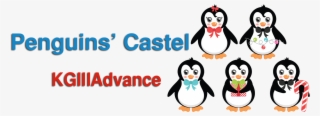 Welcome In Penguins' Castel Class - Christmas Penguins Clipart