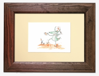 Painty Green Dragon Frame - Picture Frame