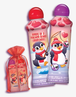 Valentine 2019 Ink Penguins - Plastic Bottle