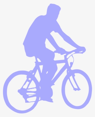 Bicyclist Mountainbike Sport - Man Riding Bike Silhouette