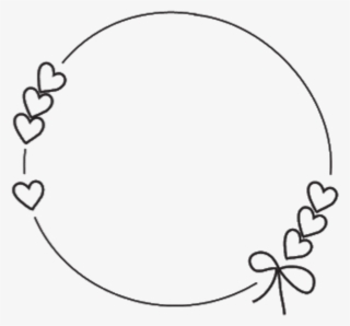 Border Frame Wreath Circle Round Doodle Freetoedit - Bts