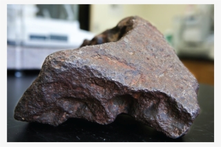 For Double Verification, A Slice Of It Was Sent To - Michigan Meteorite Doorstop