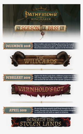 About This Content - Pathfinder Kingmaker Season Pass