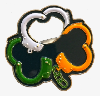 "irish Handcuffs" Challenge Coin And Opener Off-duty - Irish Challenge Coins