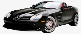 Vector Freeuse Benz Slr Mclaren S Class Black Mercedesbenz - Sports Car