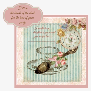 Invitation To Tea Card - Greeting Card