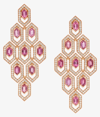 Serpenti Earrings Earrings Rose Gold Pink - Bulgari High Jewelry Earrings