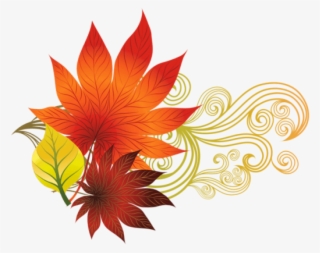 Free Png Download Fall Leaves Decorationpicture Clipart - Fall Leaves Music Notes
