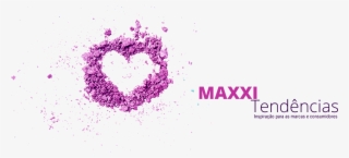 Maxxi Quimica Pigmentos Roxos Em Forma De Coracao - Love
