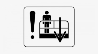 Auxiliary Controls Decal - Pictogramme Sécurité Nacelle