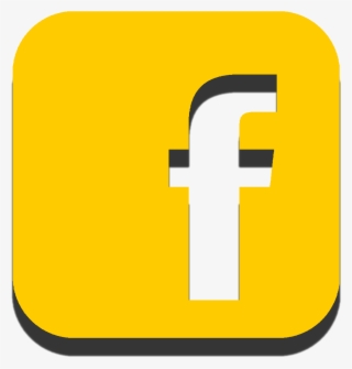 View Our Current Projects On Facebook - Yellow Facebook Icon Png