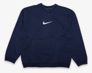 Vintage Nike Swoosh Logo Sweatshirt Large - Long-sleeved T-shirt