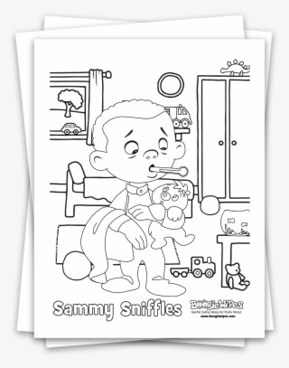 Coloring Activity Sheets - Booger Coloring Page