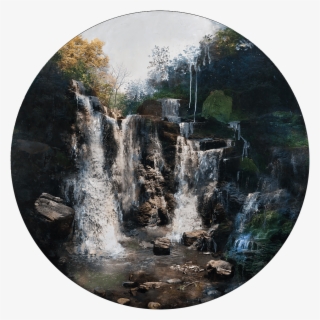Tumblr Transparent Nature - Waterfall Painting
