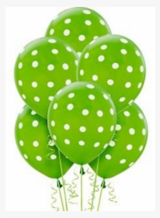 Jungle Green Polka Dot Balloon-25pcs - Illustration