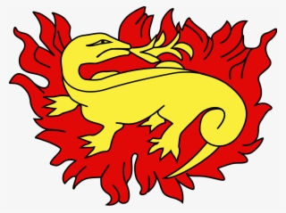 File - Salamander Isolated - Svg - Vitry Coat Of Arms