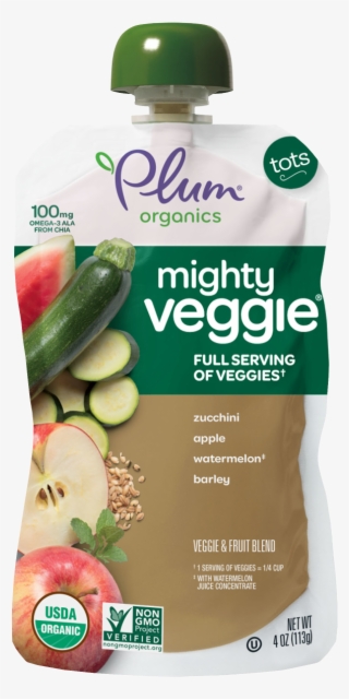 Zucchini, Apple, Watermelon & Barley - Plum Organics