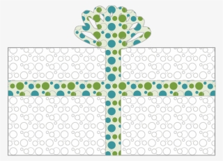 Dots Gift Pattern - Cross