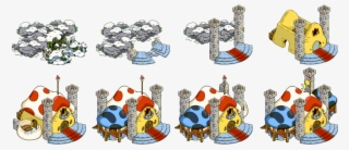 King Smurf Castle Stages - Smurfs Village Castle Level 2