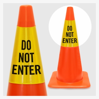 Do Not Enter Cone Collar - Sign